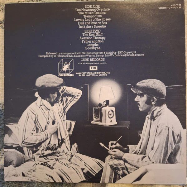 Peter Cook & Dudley Moore – The Clean Tapes [The Very Best Of Peter Cook & Dudley Moore] (NM/E) – LP, AU 1978 - Image 2
