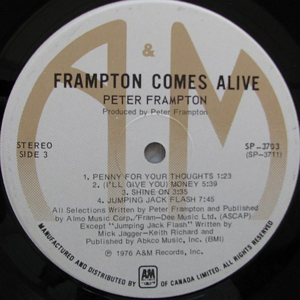 Peter Frampton – Frampton Comes Alive! (VG+/VG) – 2xLP, CA 1976 - Image 7