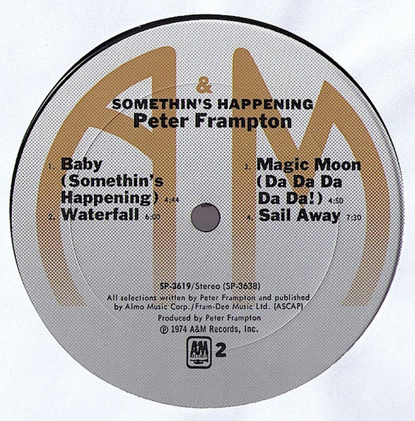 Peter Frampton – Somethin's Happening (E/VG+) – LP, US 1974 - Image 4