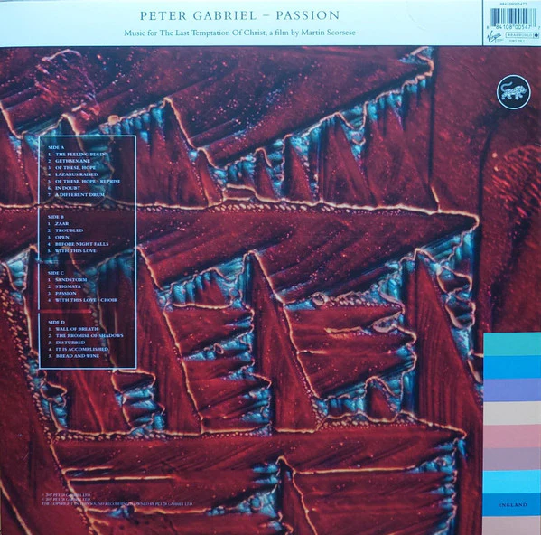 Peter Gabriel – Passion (VG+/VG+) – 2xLP, US 2022 - Image 3