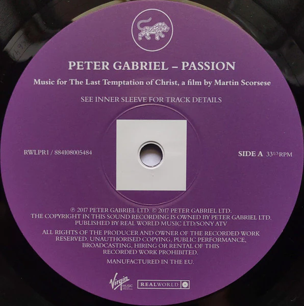 Peter Gabriel – Passion (VG+/VG+) – 2xLP, US 2022 - Image 8