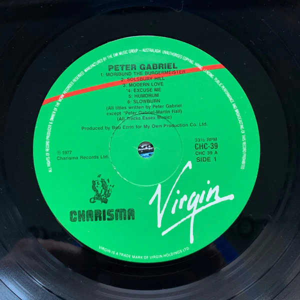 Peter Gabriel – Peter Gabriel (VG/VG+) – LP, AU - Image 3