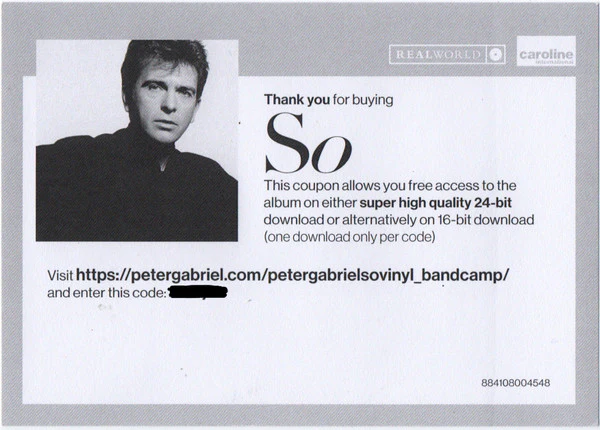 Peter Gabriel – So (M/M) – LP, EU 2016 - Image 9