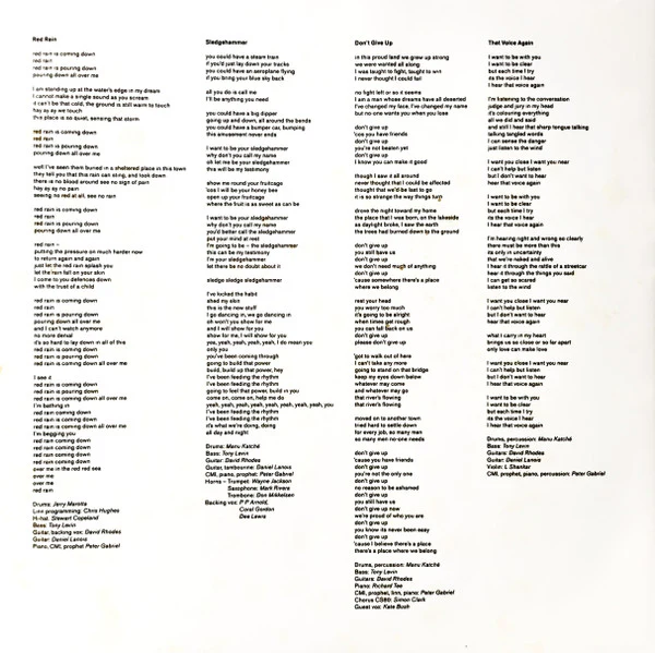 Peter Gabriel – So (VG/VG+) – LP, AU 1986 - Image 6