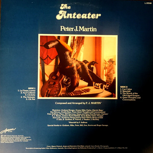 Peter Martin – The Anteater (VG+/VG) – LP, AU 1980 - Image 2