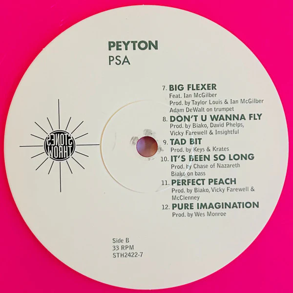 Peyton – PSA (VG+/VG+) – LP, US 2021 - Image 4