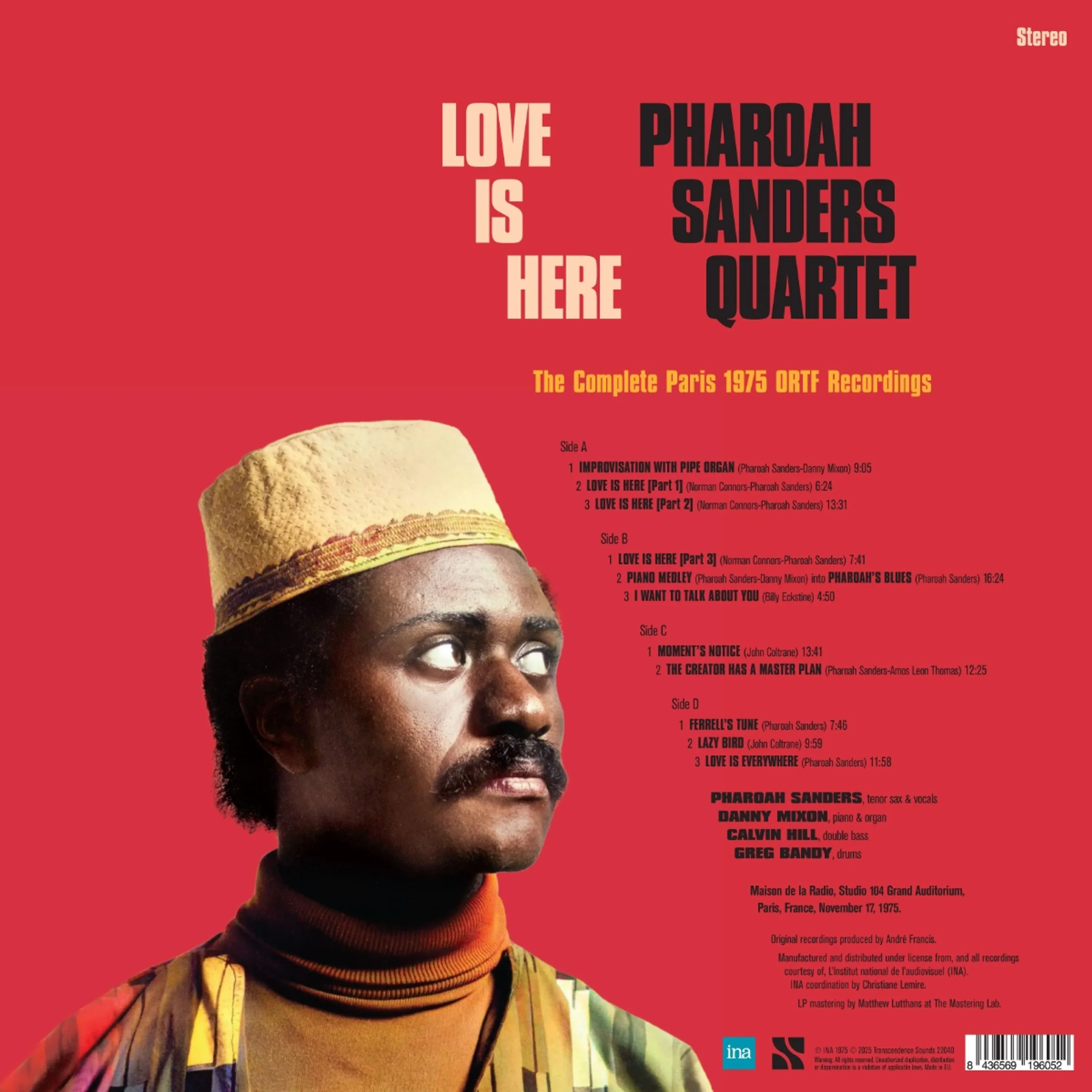 Pharoah Sanders – Love Is Here: The Complete Paris 1975 ORTF Recordings (2xLP) - Image 2