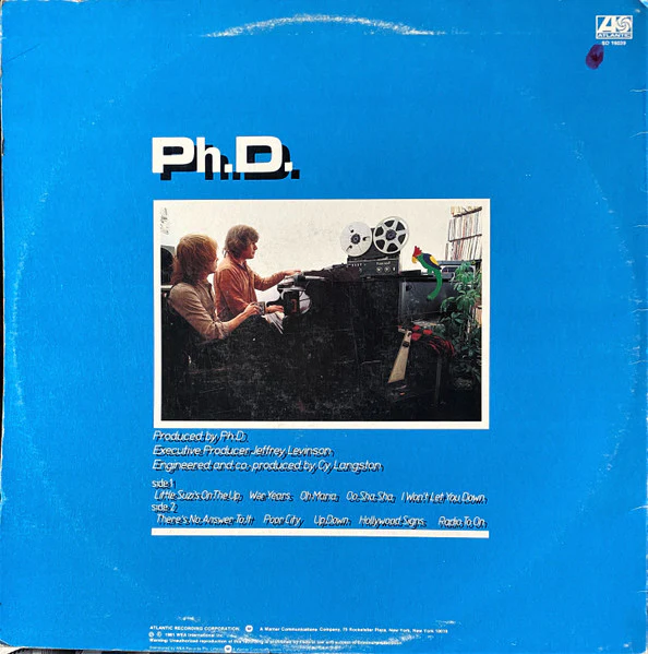 Ph.D. – Ph.D. (VG+/VG+) – LP, AU 1981 - Image 2