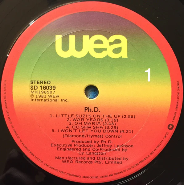 Ph.D. – Ph.D. (VG+/VG+) – LP, AU 1981 - Image 6