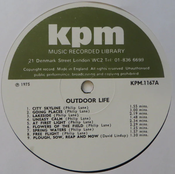 Philip Lane, David Lindup, Anthony Mawer – Outdoor Life (VG+/VG+) – LP, UK 1975 - Image 3