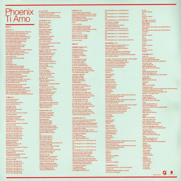 Phoenix – Ti Amo (VG+/VG+) – LP, US 2017 - Image 8