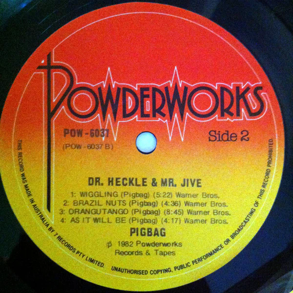 Pigbag – Dr Heckle And Mr Jive (VG/VG) – LP, AU 1982 - Image 6