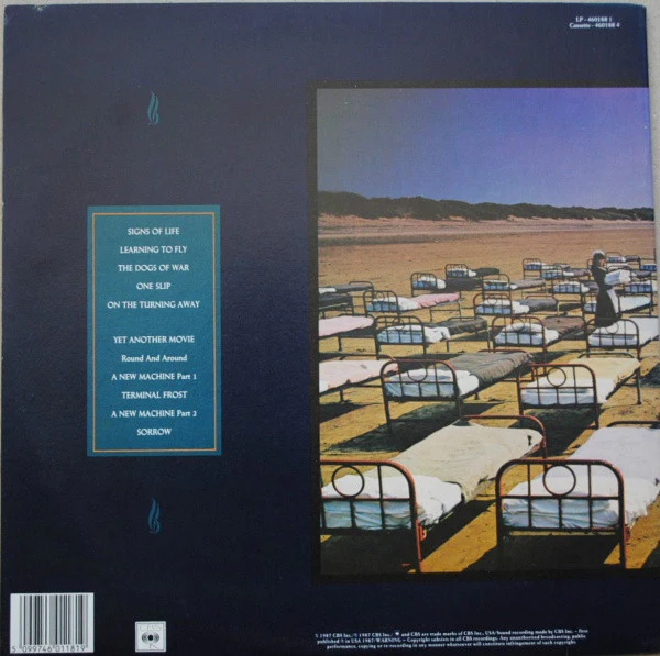 Pink Floyd – A Momentary Lapse Of Reason (VG+/VG) – LP, AU 1987 - Image 4