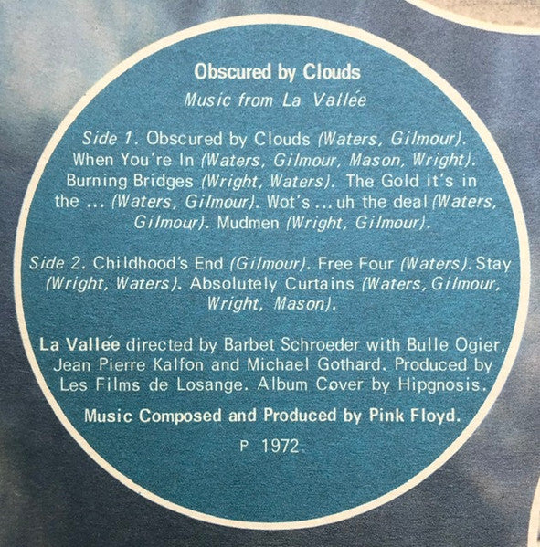 Pink Floyd – Obscured By Clouds (E/VG+) – LP, UK 1972 - Image 5