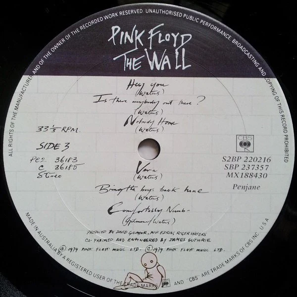 Pink Floyd – The Wall (VG/VG) – 2xLP, AU 1979 - Image 5