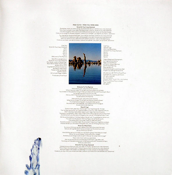 Pink Floyd – Wish You Were Here (VG+/E) – LP, AU 1975 - Image 6