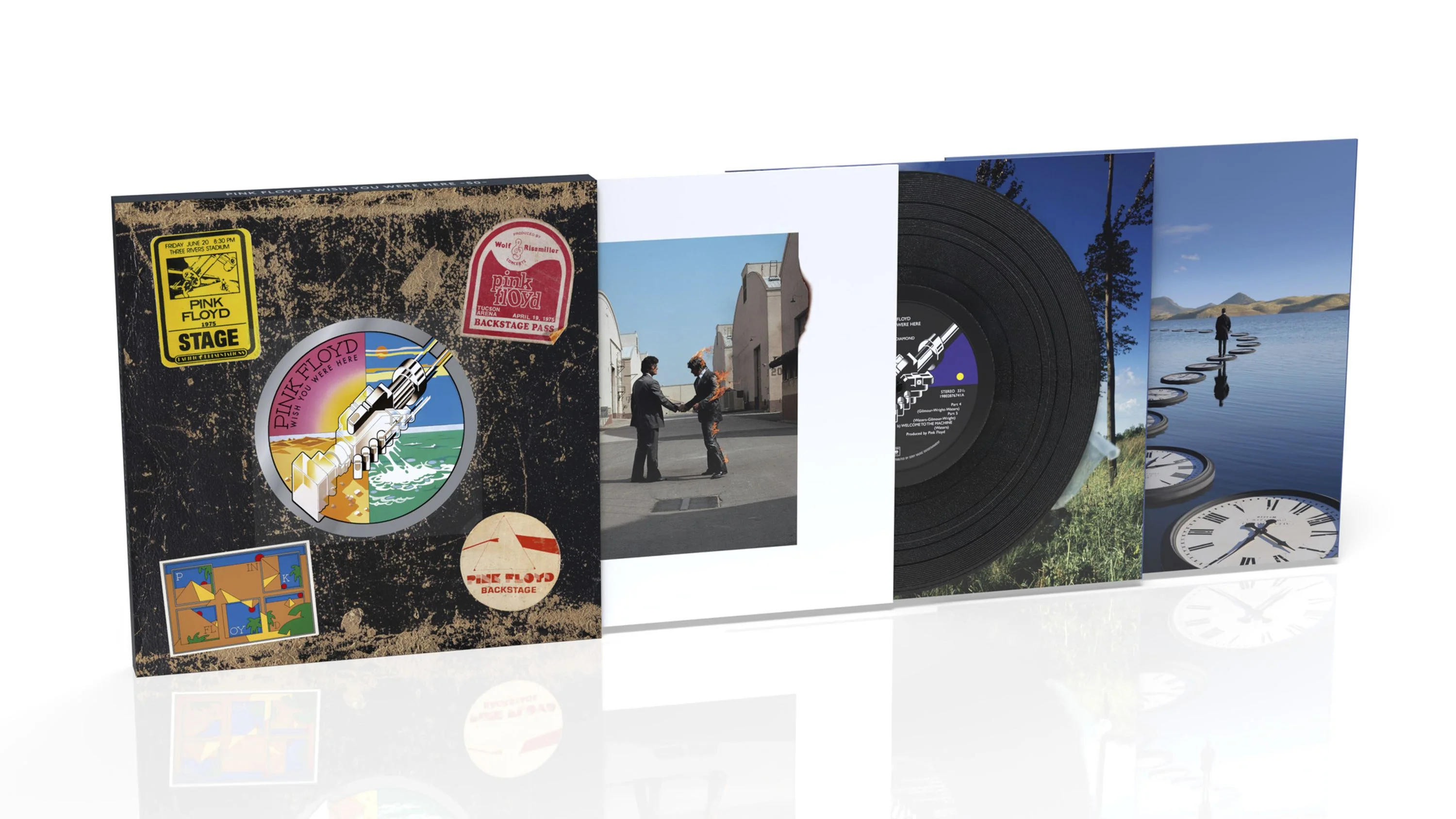 Pink Floyd – Wish You Were Here (3xLP, 7" Single, Remastered, 50th Anniversary Edition, Box Set)