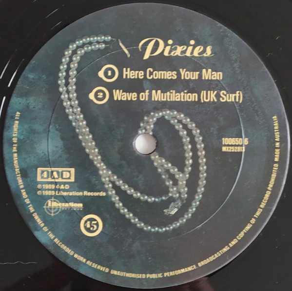 Pixies – Here Comes Your Man (VG/VG) – 12", AU 1989 - Image 3