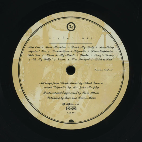 Pixies – Surfer Rosa (VG/VG) – LP, UK 2004 - Image 4
