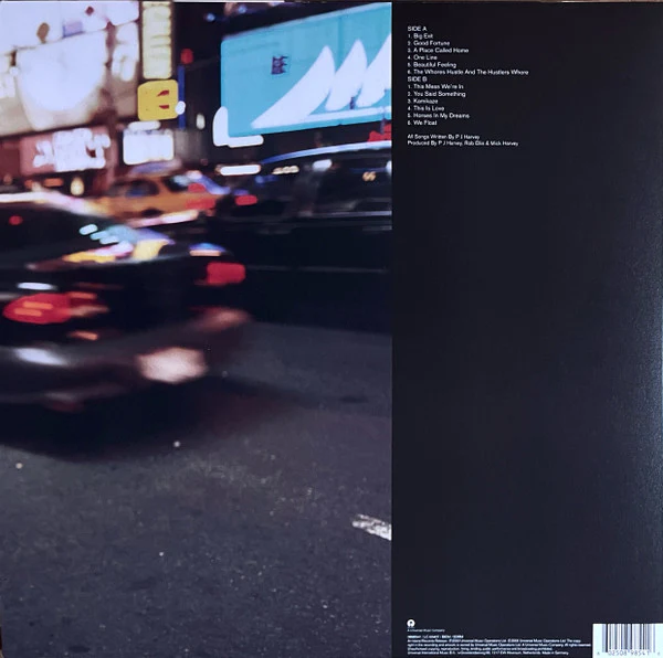 PJ Harvey – Stories From The City, Stories From The Sea (E/VG+) – LP, Worldwide 2021 - Image 2
