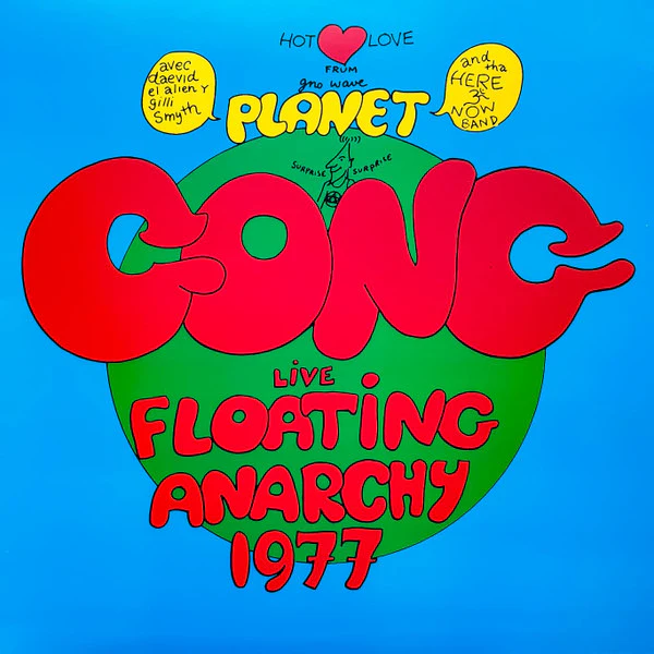 Planet Gong – Live Floating Anarchy 1977 (VG+/VG+) – LP, UK 2024