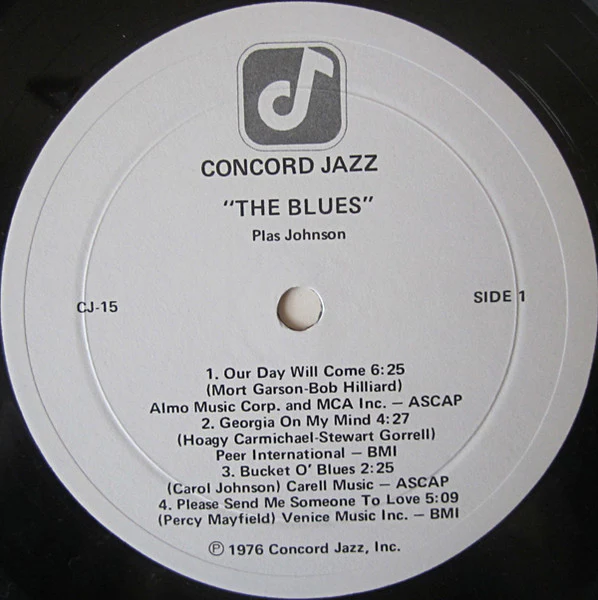 Plas Johnson – The Blues (VG+/VG+) – LP, US 1976 - Image 3