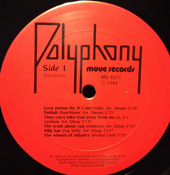 Polyphony – Polyphony (E/VG+) – LP, AU 1984 - Image 6
