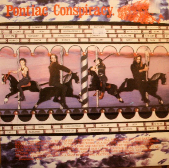 Pontiac Conspiracy – `Cycles And Cut´ (E/VG+) – LP, AU 1988