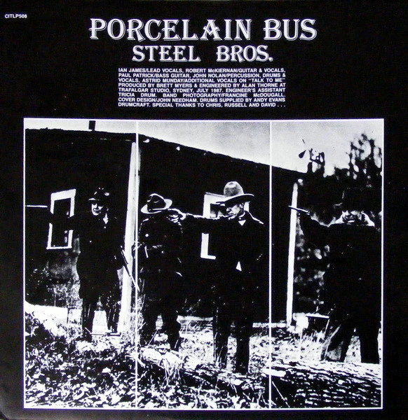 Porcelain Bus – Steel Bros. (E/VG+) – LP, AU 1987 - Image 3