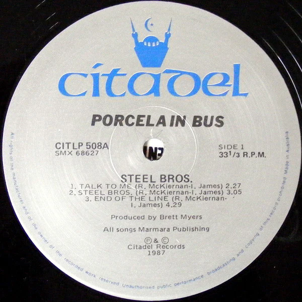 Porcelain Bus – Steel Bros. (E/VG+) – LP, AU 1987 - Image 5