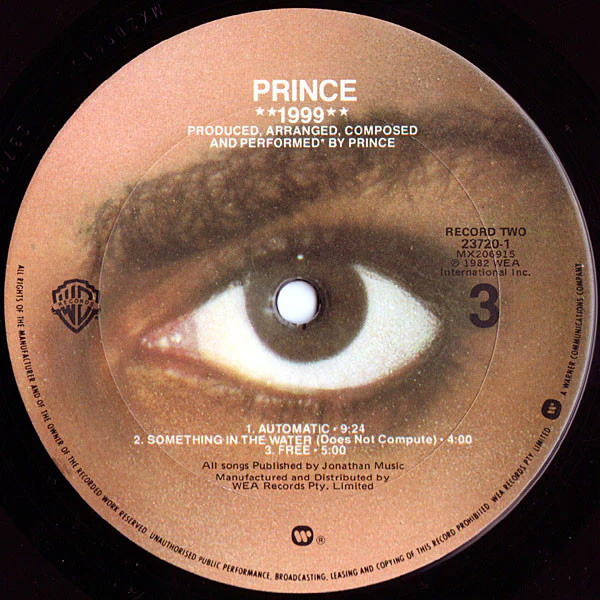 Prince – 1999 (VG+/VG+) – 2xLP, AU 1982 - Image 5