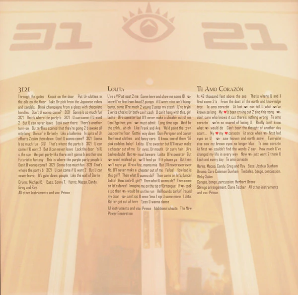 Prince – 3121 (M/M) – 2xLP, US 2019 - Image 7