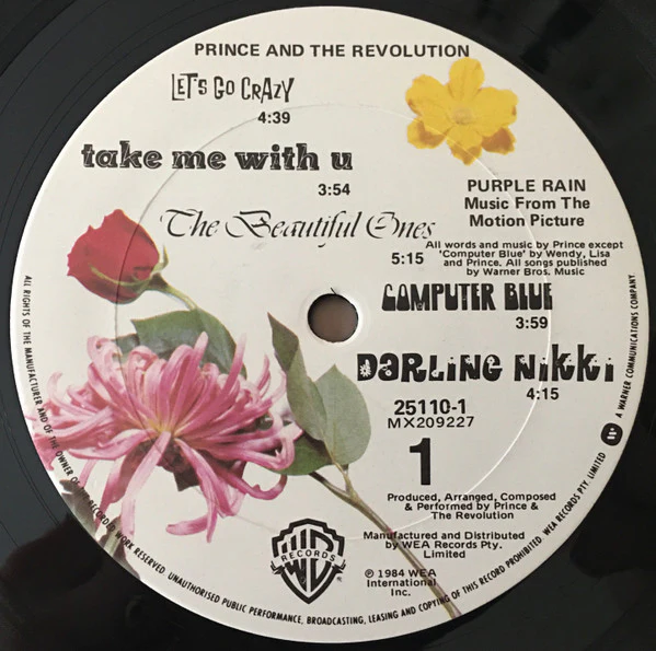 Prince And The Revolution – Purple Rain (VG+/VG) – LP, AU 1984 - Image 3
