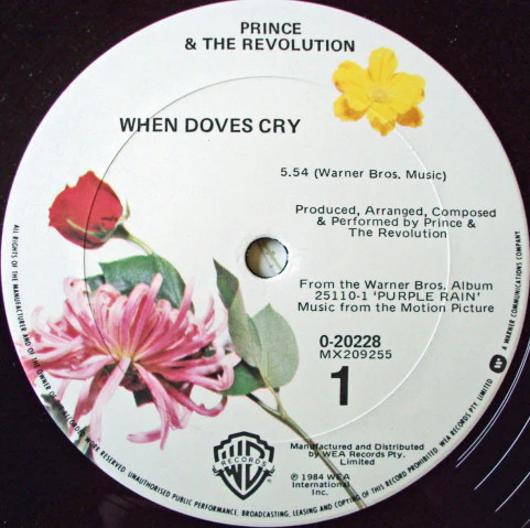 Prince And The Revolution – When Doves Cry (VG/VG+) – 12", AU 1984 - Image 3