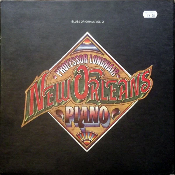 Professor Longhair – New Orleans Piano (VG+/VG+) – LP, US 1972