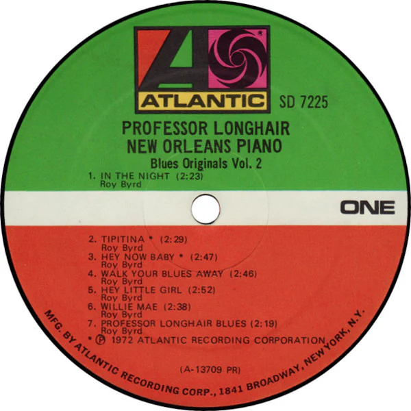 Professor Longhair – New Orleans Piano (VG+/VG+) – LP, US 1972 - Image 6