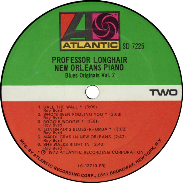 Professor Longhair – New Orleans Piano (VG+/VG+) – LP, US 1972 - Image 7