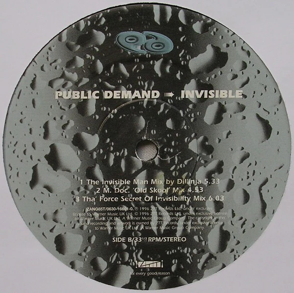Public Demand – Invisible (VG/VG) – 12", UK 1996 - Image 6