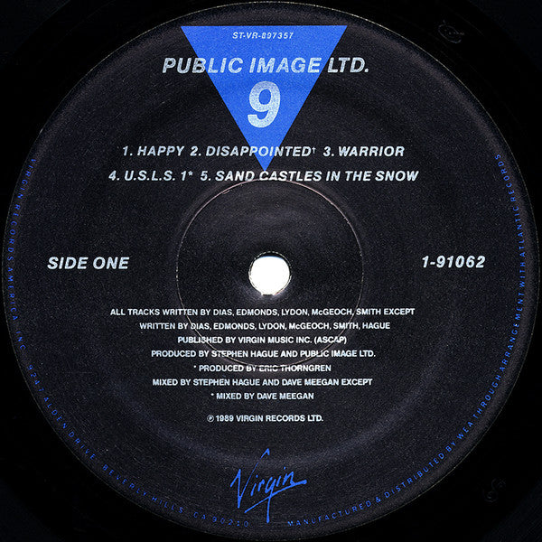 Public Image Limited – 9 (VG/VG+) – LP, US 1989 - Image 3