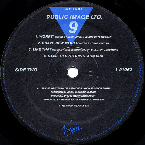 Public Image Limited – 9 (VG/VG+) – LP, US 1989 - Image 4