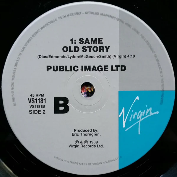 Public Image Limited – Disappointed (VG+/VG+) – 7", AU 1989 - Image 4