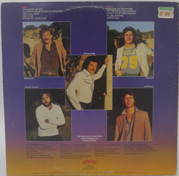 Pure Prairie League – Firin' Up (VG+/VG) – LP, AU 1980 - Image 2