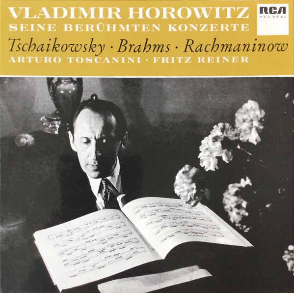Pyotr Ilyich Tchaikovsky, Johannes Brahms, Sergei Rachmaninoff, Vladimir Horowitz – Vladimir Horowitz (Seine Berühmten Konzerte) (E/VG+) – 3xLP, DE