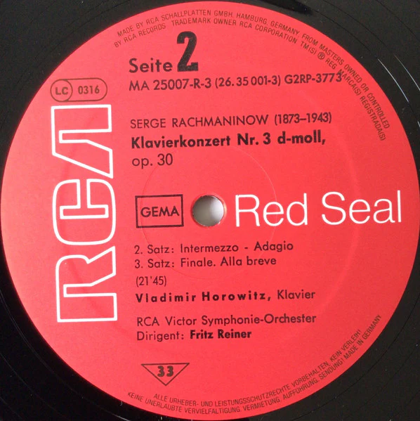 Pyotr Ilyich Tchaikovsky, Johannes Brahms, Sergei Rachmaninoff, Vladimir Horowitz – Vladimir Horowitz (Seine Berühmten Konzerte) (E/VG+) – 3xLP, DE - Image 8