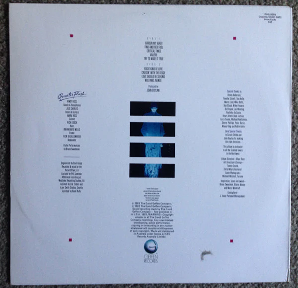 Quarterflash – Quarterflash (VG+/VG+) – LP, AU 1981 - Image 2