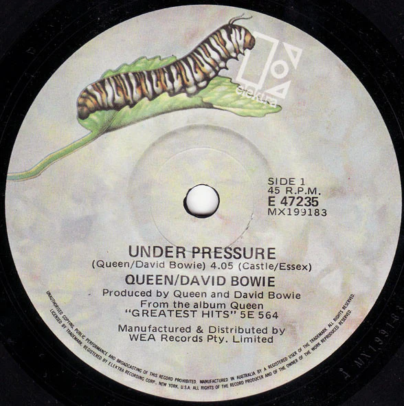 Queen, David Bowie – Under Pressure (VG+/VG) – 7", AU 1981 - Image 3