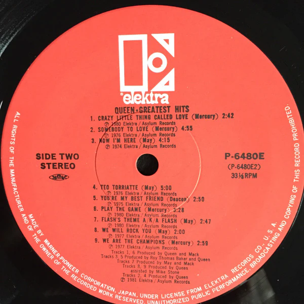 Queen – Greatest Hits (VG+/VG+) – LP, JP 1981, No OBI - Image 3