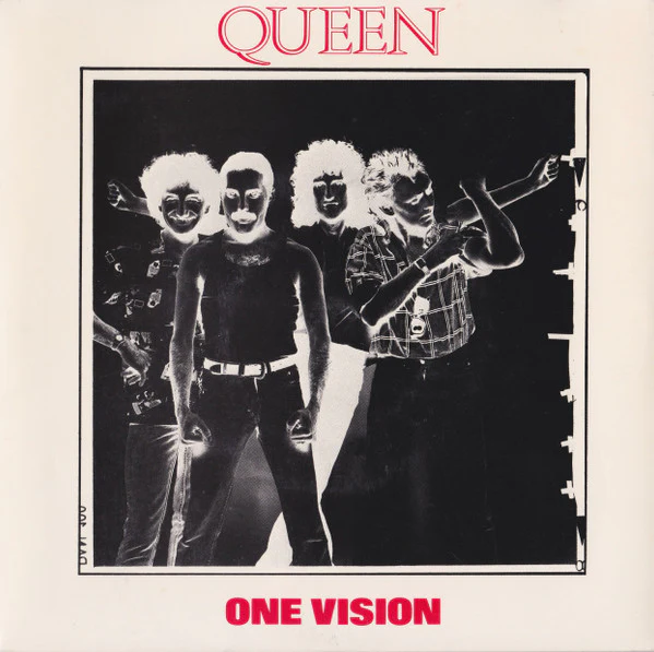 Queen – One Vision (E/VG+) – 7", AU 1985