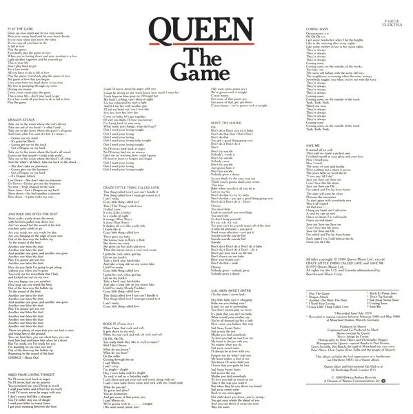 Queen – The Game (VG+/VG+) – LP, JP 1980, With OBI - Image 6