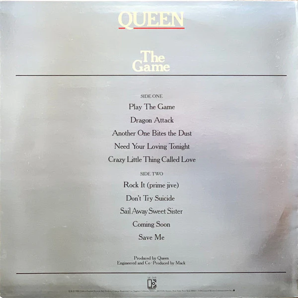 Queen – The Game (VG+/VG+) – LP, JP 1980, With OBI - Image 8